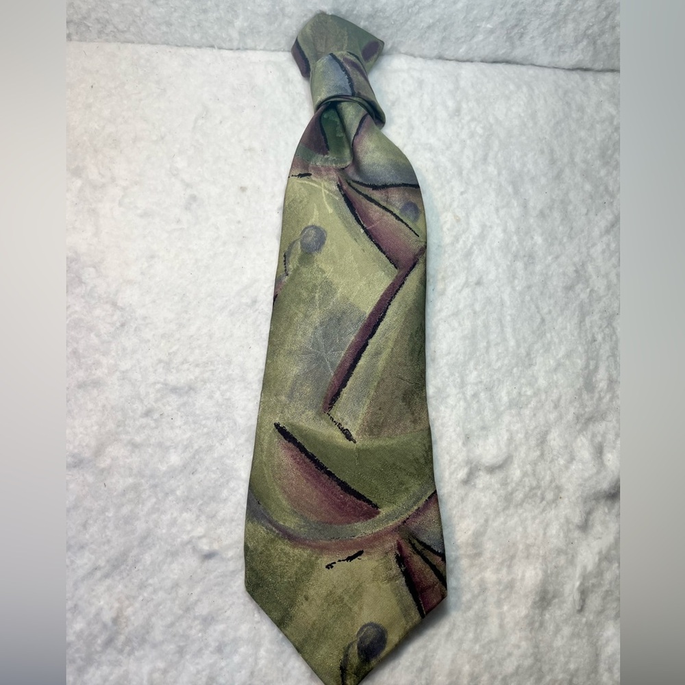 100% Silk Italian Bugatti Neck Tie